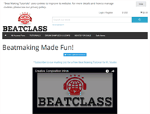 Tablet Screenshot of beatclass.com